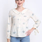 Ivory Tunic Collar Shirt