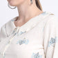 Ivory Tunic Collar Shirt