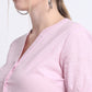 Lilac Cotton Button Down Top