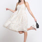 Mango Print Cotton Knee Length Midi Dress