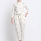 Ivory Cotton Linen Pant Set