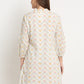 Mango Printed Cotton Printed Calf Length Dress