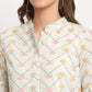 Mango Printed Cotton Printed Calf Length Dress